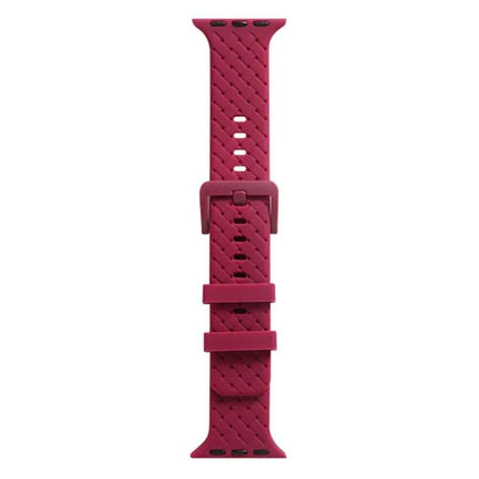 Braided Silicone Watch Band For Apple Watch Fits 38-45mm