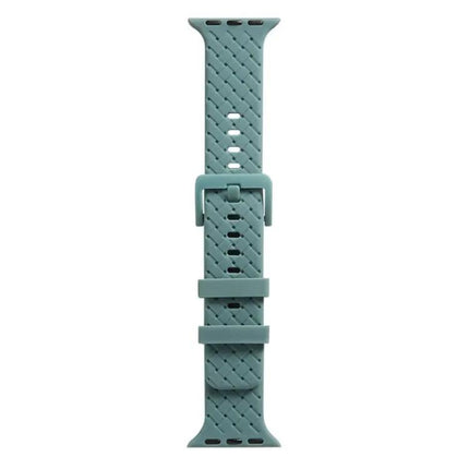 Braided Silicone Watch Band For Apple Watch Fits 38-45mm