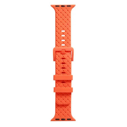 Braided Silicone Watch Band For Apple Watch Fits 38-45mm