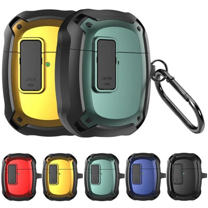 Protective Case for Google Pixel Buds A During Daily Commutes rugged 360-degree anti-drop carrying case with carabiner in multiple colors