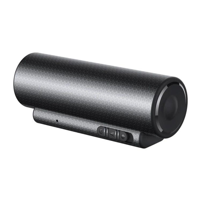 Q76 Recording Pen for Everyday Note-Taking and Meetings clipped on a notebook, sleek cylindrical audio pen for meeting and lecture recording