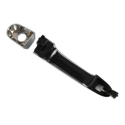 Front Left Exterior Door Handle Replacement for Kia Sorento - black ABS OE-style front left exterior door handle with mounting bracket