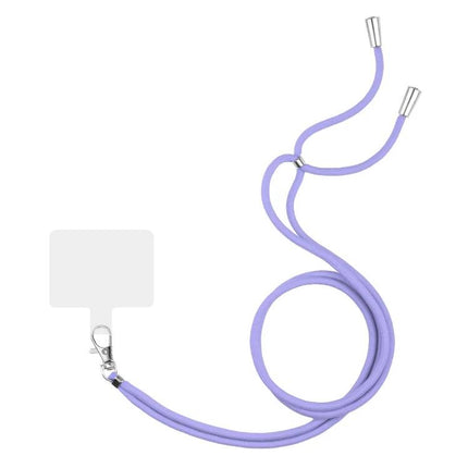 Adjustable Universal Lanyard for Hands-Free Mobile Phone Wear - lavender adjustable neck strap with clip for universal smartphone use