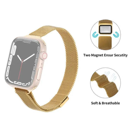 Milanese Loop Metal Watch Band For Apple Watch 41/45mm