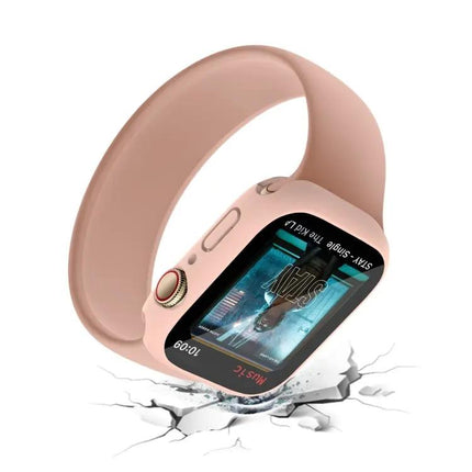 PC Tempered Glass Waterproof Case for Apple Watch 45/41mm