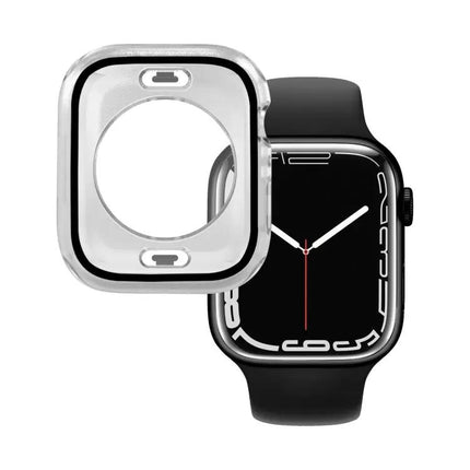 PC Tempered Glass Waterproof Case for Apple Watch 45/41mm