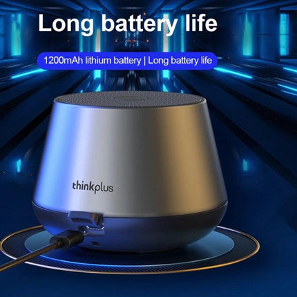 Lenovo Portable Bluetooth Speaker For Home And Outdoor Use showcasing compact waterproof design and long battery life