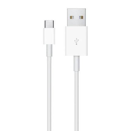 Essential USB-C Cable for Everyday Device Charging - white reversible Type-C to USB-A cable for smartphones and laptops