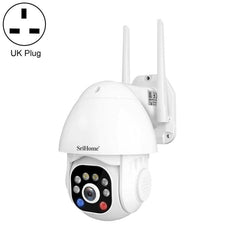 SriHome SH039B 3MP Waterproof Dome Security Camera with Two-Way Audio and Alarm Features