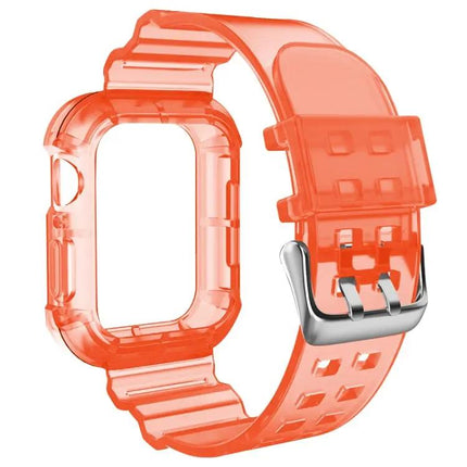 Transparent Brown Silicone Apple Watch Band 38-45mm