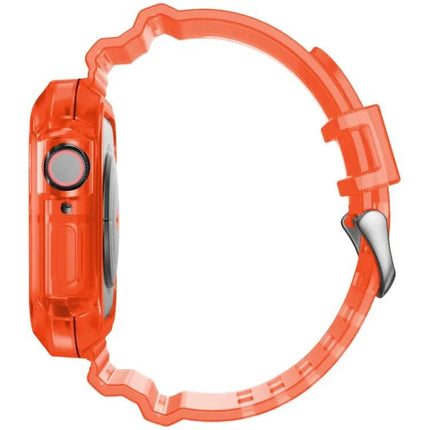 Transparent Brown Silicone Apple Watch Band 38-45mm