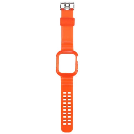 Transparent Brown Silicone Apple Watch Band 38-45mm