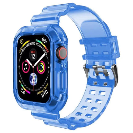 Transparent Brown Silicone Apple Watch Band 38-45mm