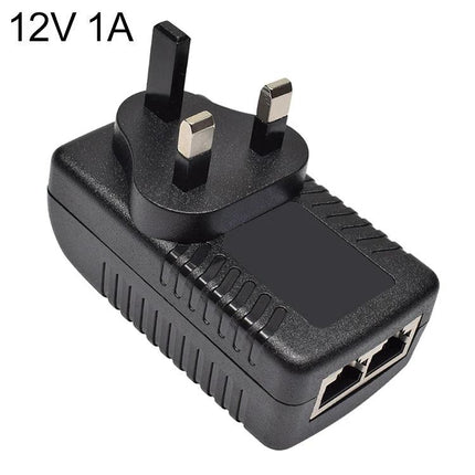 Versatile Power Adapter for Wireless Routers and Networking Devices compact 12V 1A UK plug with dual Ethernet power ports for home office