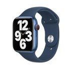 For Apple Watch 46mm / 49mm / 45mm / 44mm / Abyss Blue