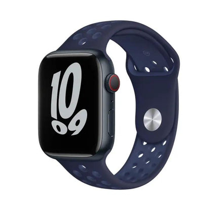 Adjustable Silicone Sport Watch Band For Apple Watch 38-45mm