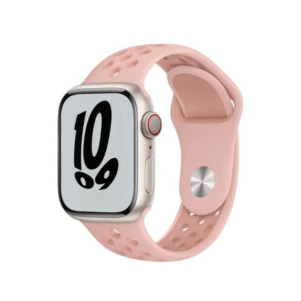 Adjustable Silicone Sport Watch Band For Apple Watch 38-45mm