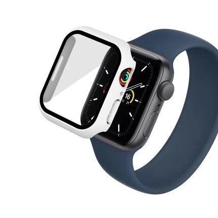 Waterproof PC Tempered Glass Case For Apple Watch 41/45mm