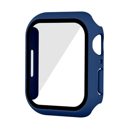 Waterproof PC Tempered Glass Case For Apple Watch 41/45mm