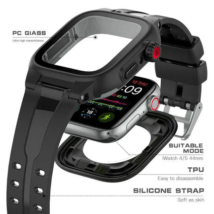 RedPepper Waterproof TPU PC Case For Apple Watch 41/45mm