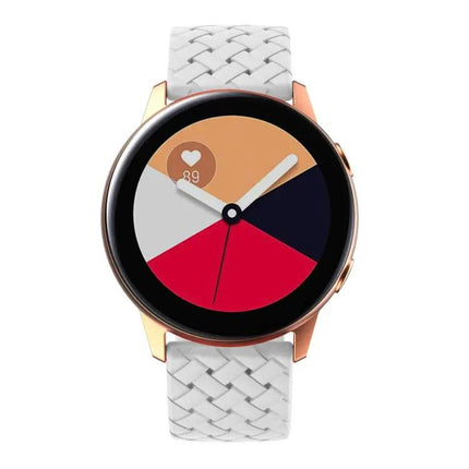 Weave Silicone Watch Band For Galaxy Watch 40/44/42/46mm