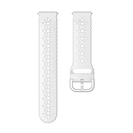 Plum Blossom Hollow Silicone Watch Band For Galaxy Watch4