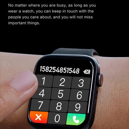 Smart Watch for Everyday Activity and Sleep Tracking showing dial pad and call screen on wrist for daily monitoring