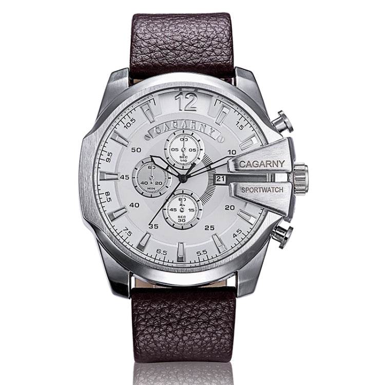 CAGARNY 6839 Irregular Large Dial Quartz Sports Watch Men