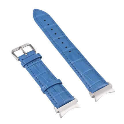 Leather Slub Texture Watch Band For Galaxy Watch4 40mm