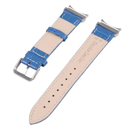 Leather Slub Texture Watch Band For Galaxy Watch4 40mm