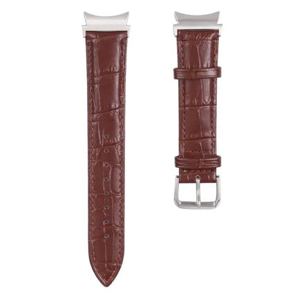 Leather Slub Texture Watch Band For Galaxy Watch4 40mm