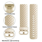 For FITBIT Charge 3 / Champagne Gold
