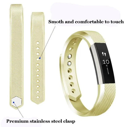 Metal Replacement Strap For Fitbit Alta Slim Minimalist