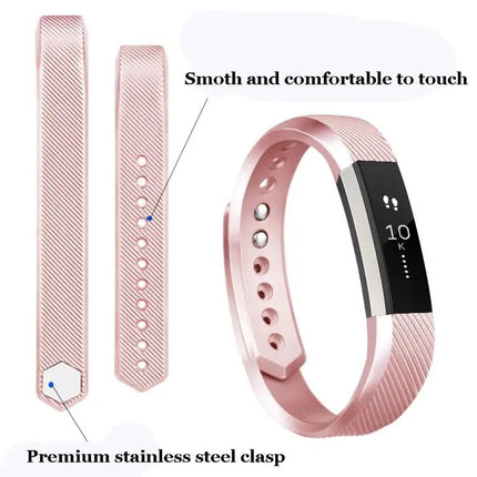 Metal Replacement Strap For Fitbit Alta Slim Minimalist