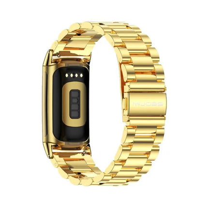 Mijobs Stainless Steel Watch Band for Fitbit Charge 5