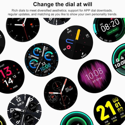 Essential Wristband for Daily Health and Sleep Monitoring showing multiple watch faces and dial customization options