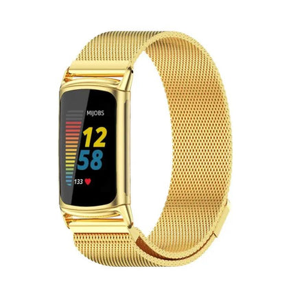 Mijobs Magnetic Stainless Steel Band for Fitbit Charge5
