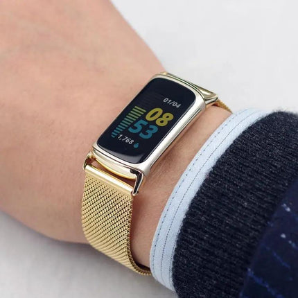Mijobs Magnetic Stainless Steel Band for Fitbit Charge5