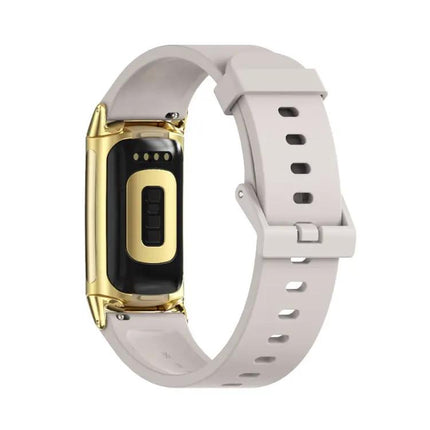 Mijobs Soft Silicone Watch Band For Fitbit Charge 5