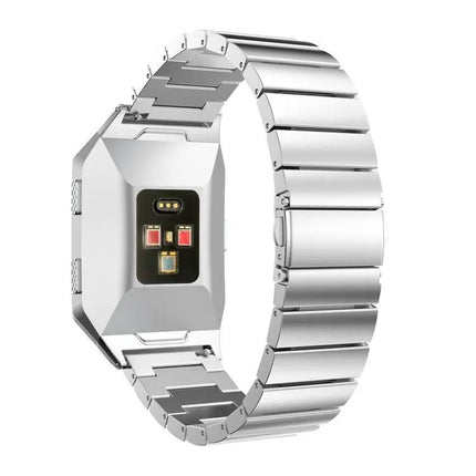 Stainless Steel Watch Band For Fitbit Ionic Silver