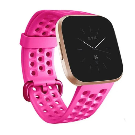 Breathable Silicone Watch Band For Fitbit Versa 2 Large
