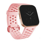 For FITBIT Versa 2, Size: Large / Light Powder