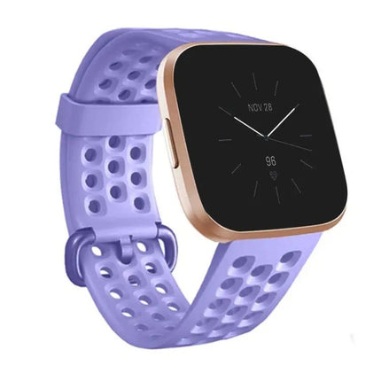 Breathable Silicone Watch Band For Fitbit Versa 2 Large