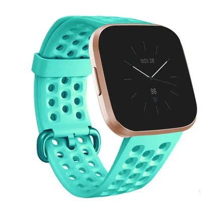 Breathable Silicone Watch Band For Fitbit Versa 2 Large