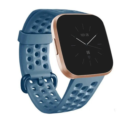 Breathable Silicone Watch Band For Fitbit Versa 2 Large