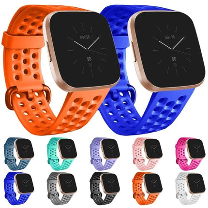 Breathable Silicone Watch Band For Fitbit Versa 2 Large