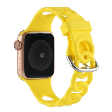 Hollow Silicone Apple Watch Band 41/40/38mm Sport Strap