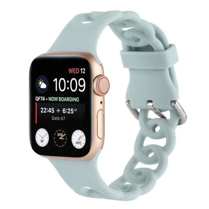 Hollow Silicone Apple Watch Band 41/40/38mm Sport Strap