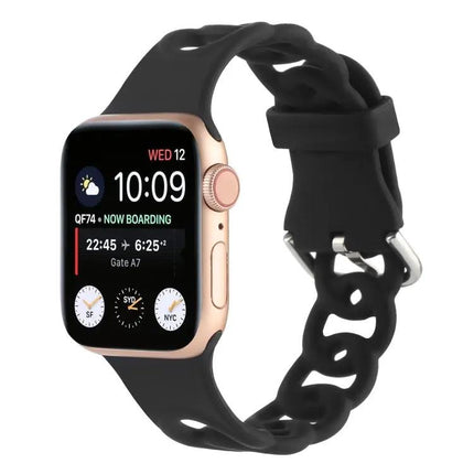 Hollow Silicone Apple Watch Band 41/40/38mm Sport Strap