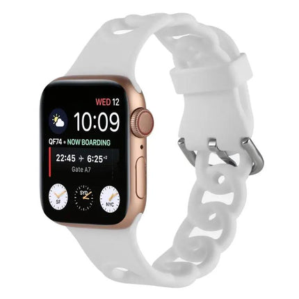 Hollow Silicone Apple Watch Band 41/40/38mm Sport Strap